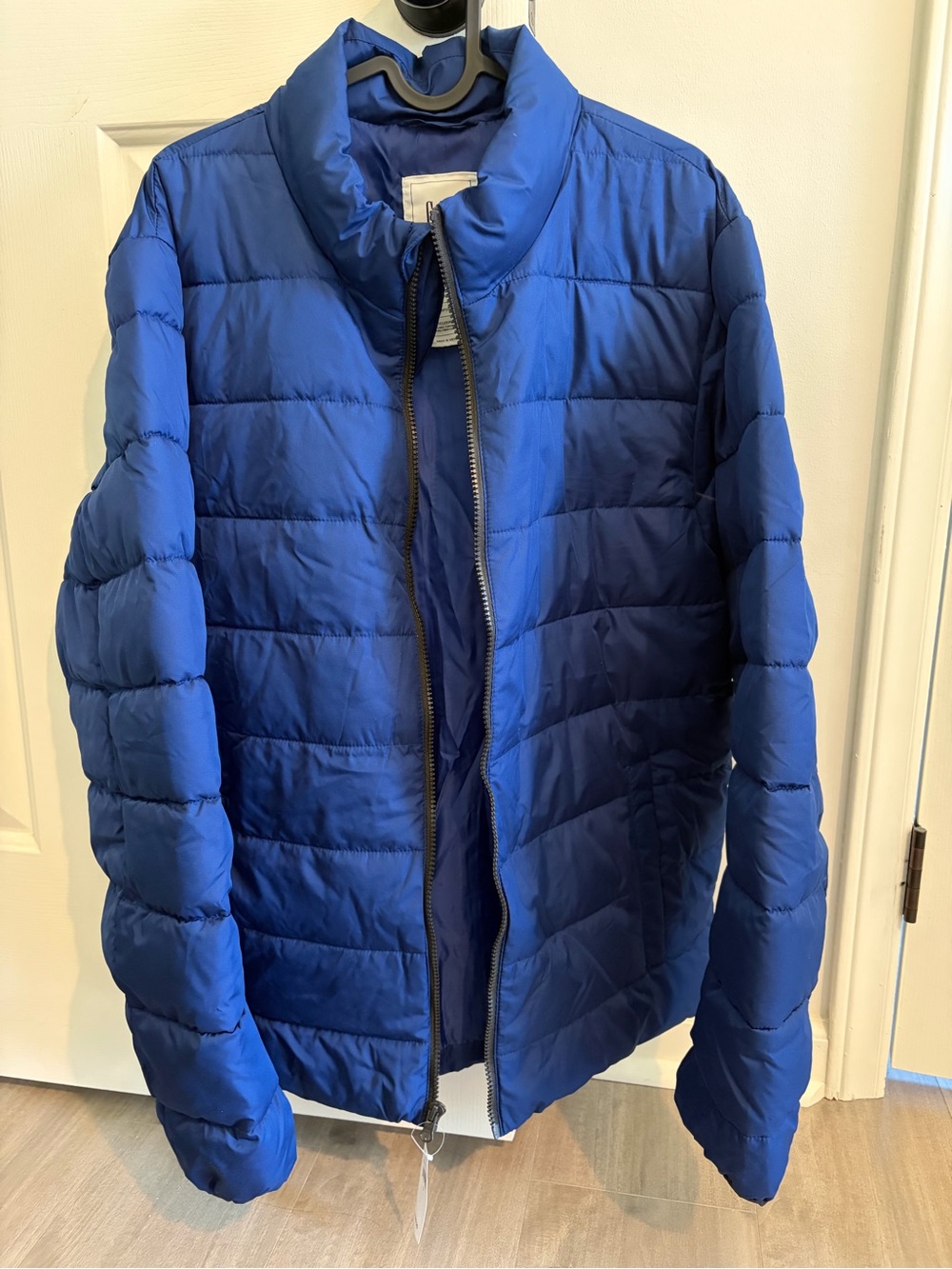 GAP Men's Royal Blue Quilted Puffer Jacket